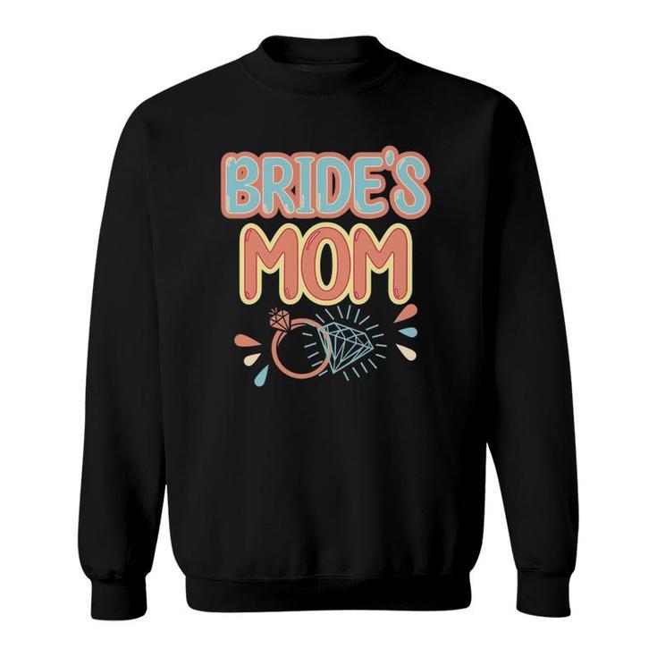 Vintage Retro Bride's Mom Bachelorette Party Matching Sweatshirt