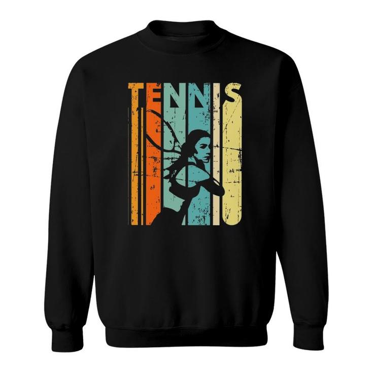 Vintage Tennis Player Gift Retro Tennis Sweatshirt