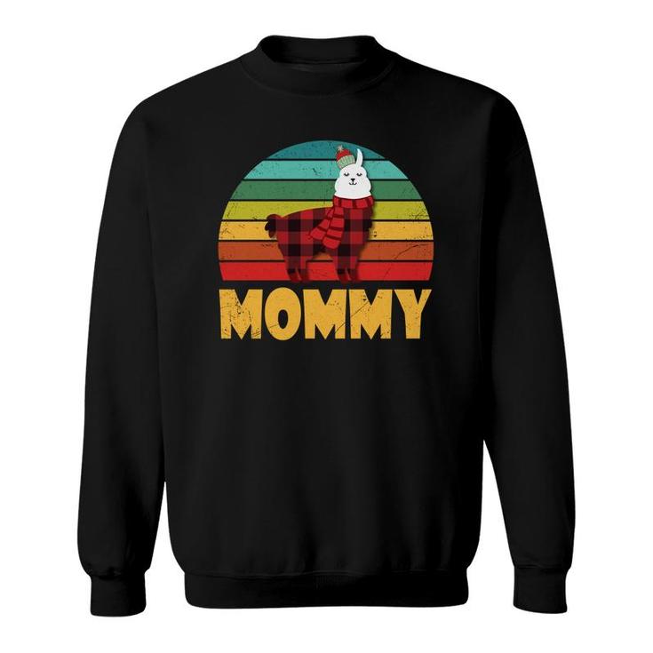 Vintagr Llama Mommy Sweatshirt