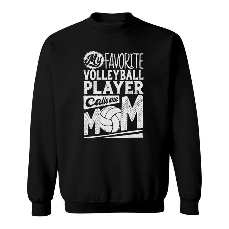Volleyball Mom  Women Volleyball Player Mother's Day Sweatshirt