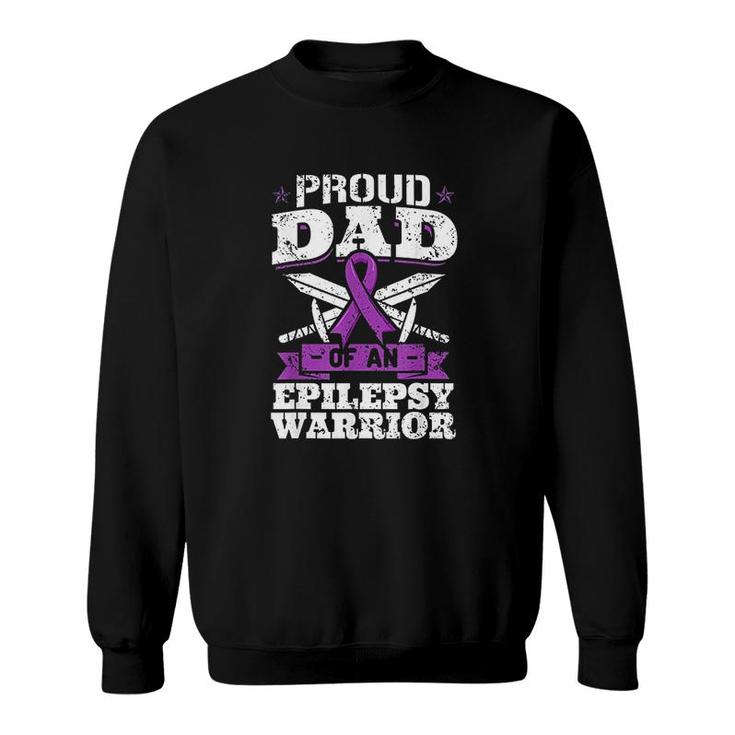 Warrior Dad Proud Awareness Month Gift Sweatshirt