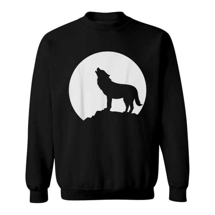 Wolf And Moon Sweatshirt