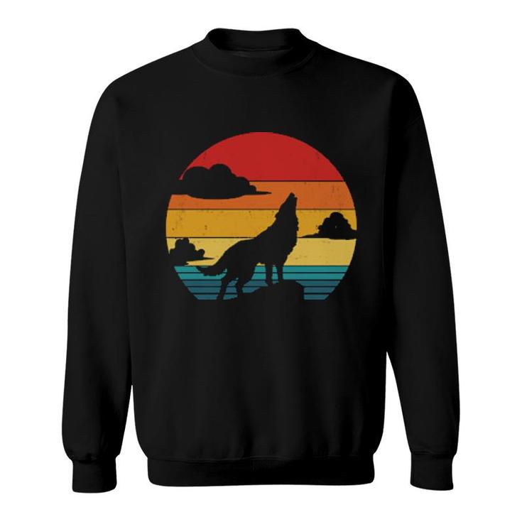 Wolf Vintage Sunset Sweatshirt