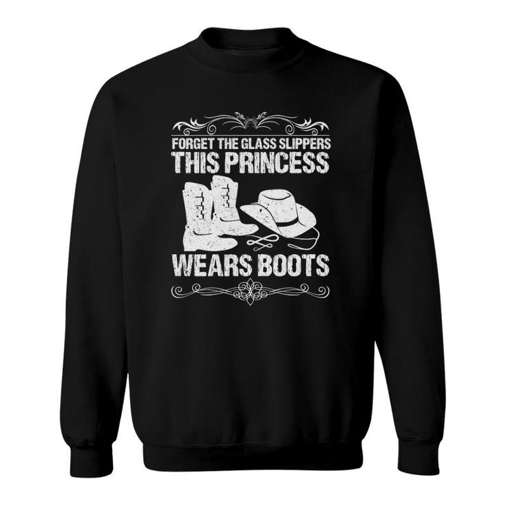 Womens Cowgirl Princess Country Music Square Dance Western Style Sweatshirt