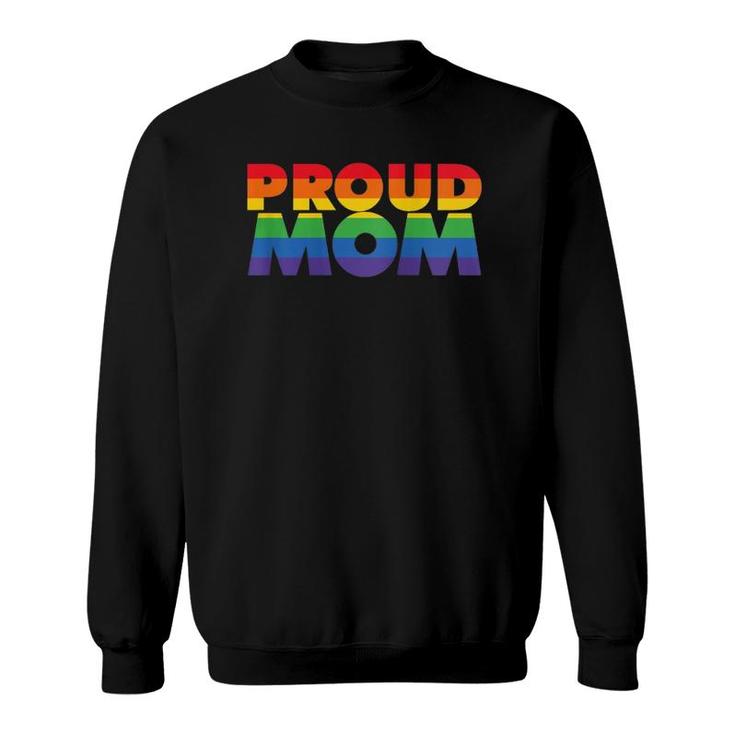 Womens Gay Pride  Proud Mom Lgbt Parent Father's Day Raglan Baseball Tee Sweatshirt