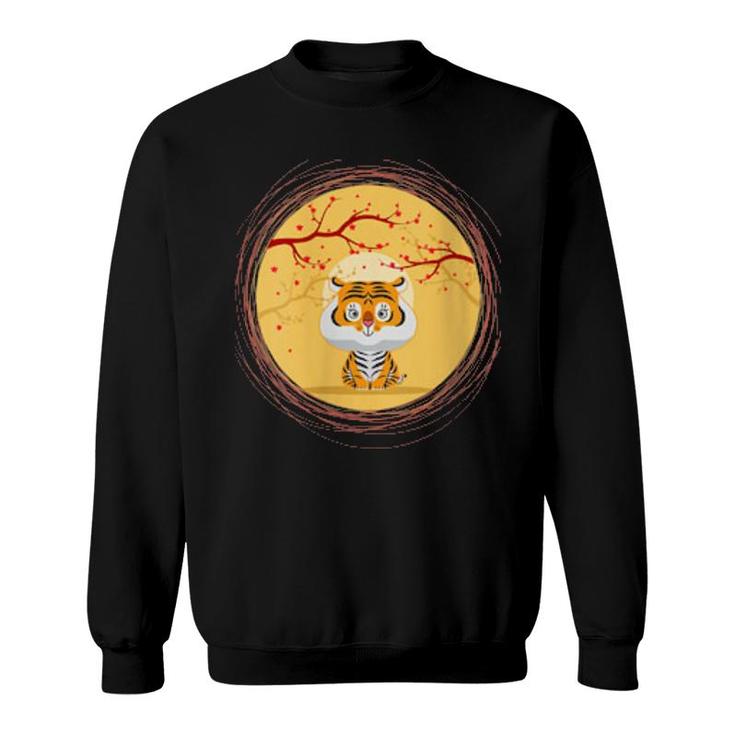 Womens Lucky Red Envelope Happy New Year 2022 Year Of The Tiger  Sweatshirt