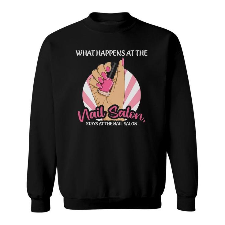 Womens Nail Tech Quote For A Manicurist Sweatshirt