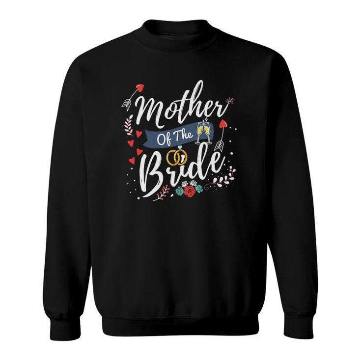 Womens Wedding Bridal Party Gifts For Mom Cute Mother Of The Bride Sweatshirt