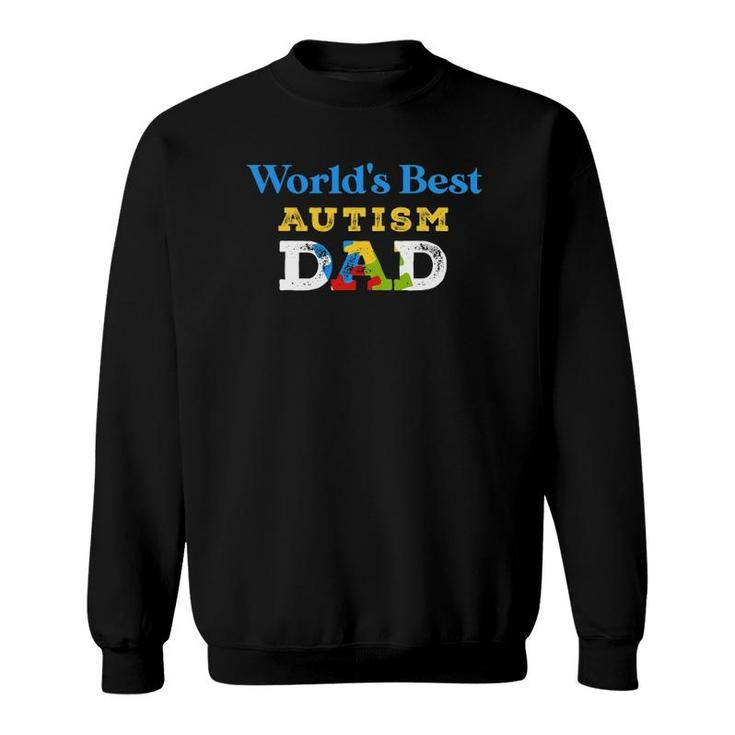 World's Best Autism Dad Cool Dad Autism Sweatshirt
