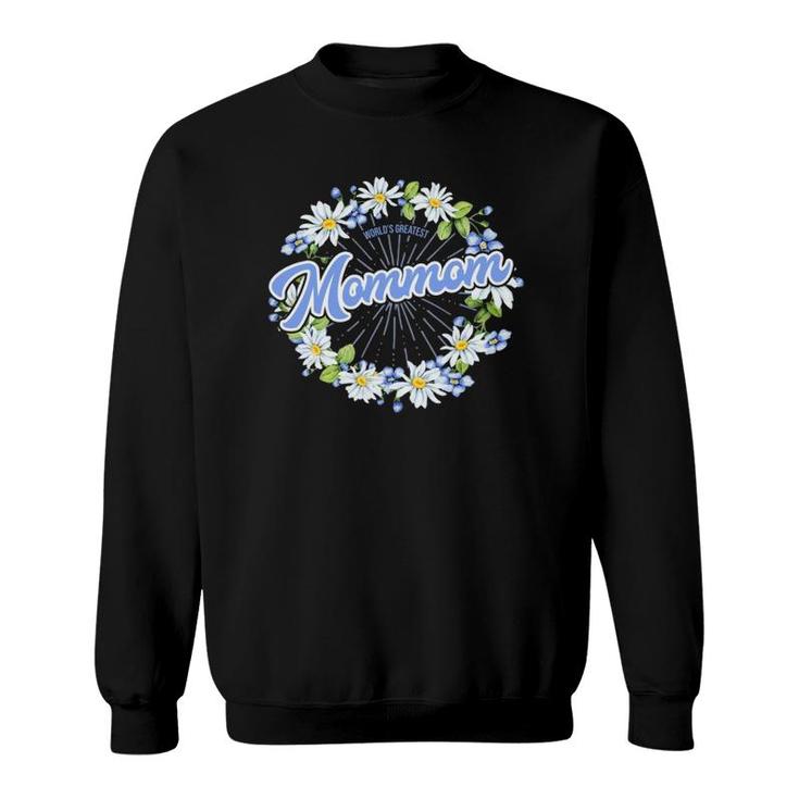 World's Greatest Mommom Gift Grandma Sweatshirt