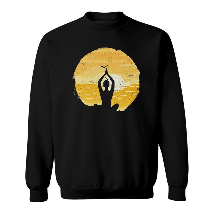 Yoga Sunset Meditation Zen Tank Top Sweatshirt