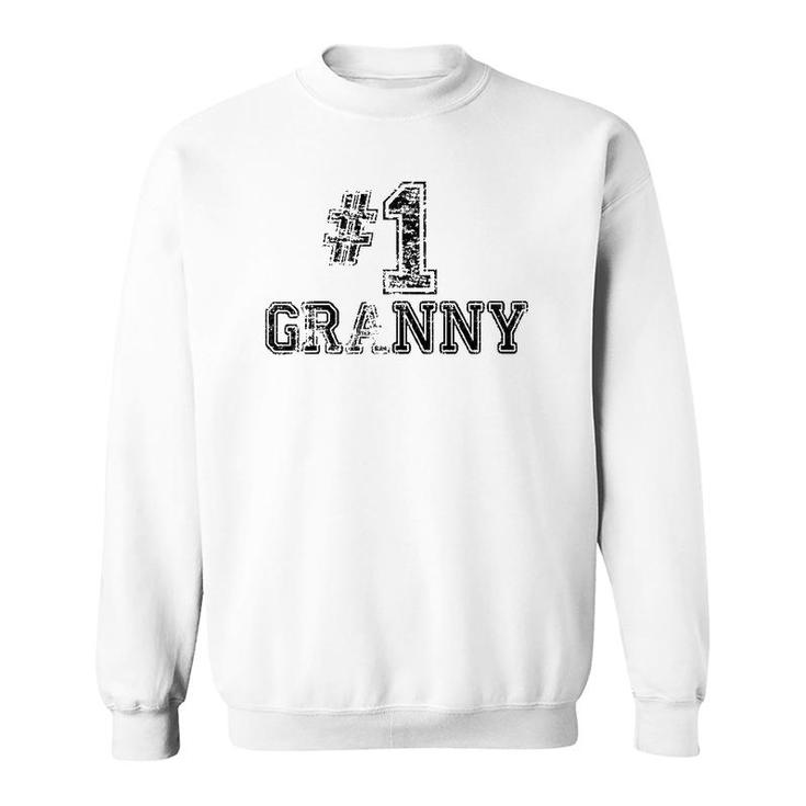 1 Granny - Number One Sports Mother's Day Gift Sweatshirt