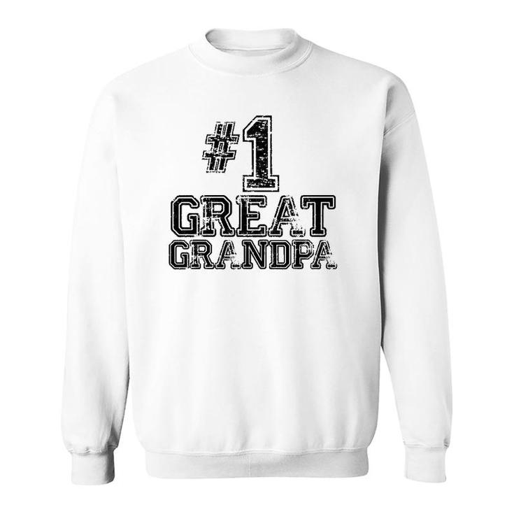 1 Great Grandpa - Number One Sports Father's Day Gift Sweatshirt