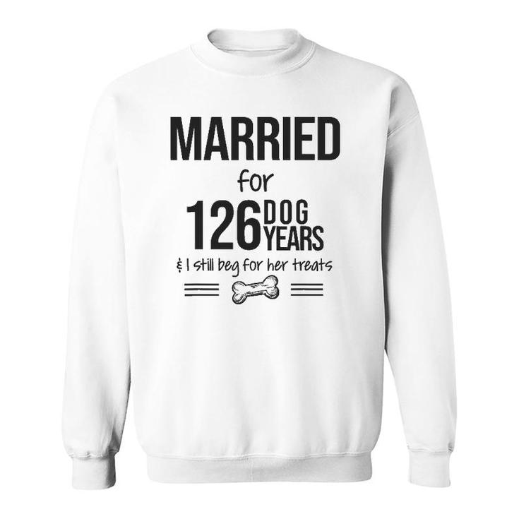 18 Year Anniversary Gift, 18Th Wedding Anniversary For Him Sweatshirt
