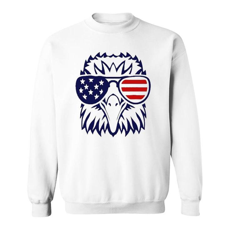 4Th July American Eagle Flag- Independence Day Sweatshirt