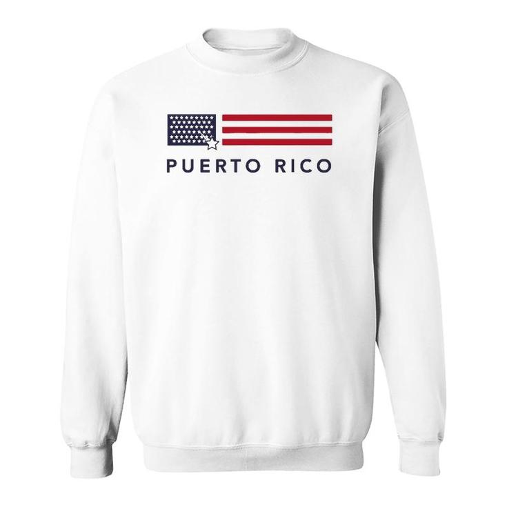51St Star American Flag Puerto Rico Statehood Sweatshirt