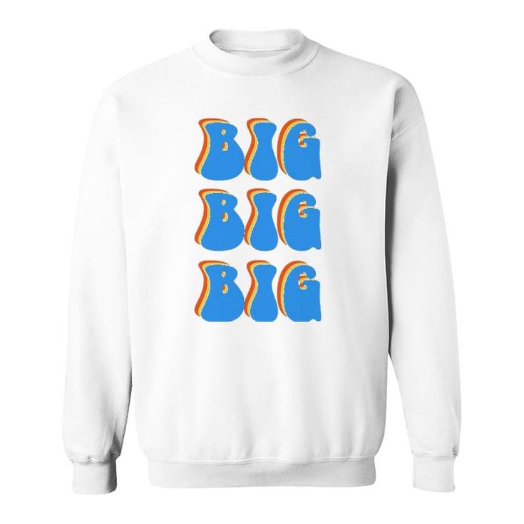 70S 80S Retro Big Sorority Reveal Family Gbig Big Little Sweatshirt