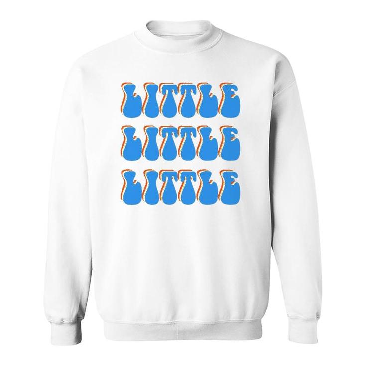 70S 80S Retro Little Sorority Reveal Family Gbig Big Little Sweatshirt
