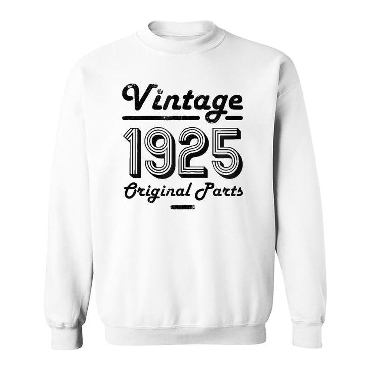 96Th Birthday Vintage Women 96 Years Old Gift For Her 1925 Zip Sweatshirt