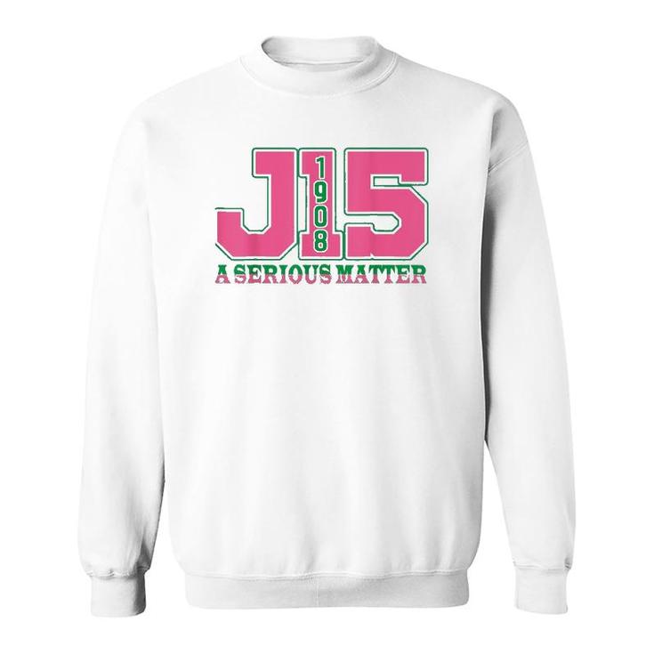 Aka Women J15 Founders' Day 1908 A Serious Matter Pink Green Sweatshirt