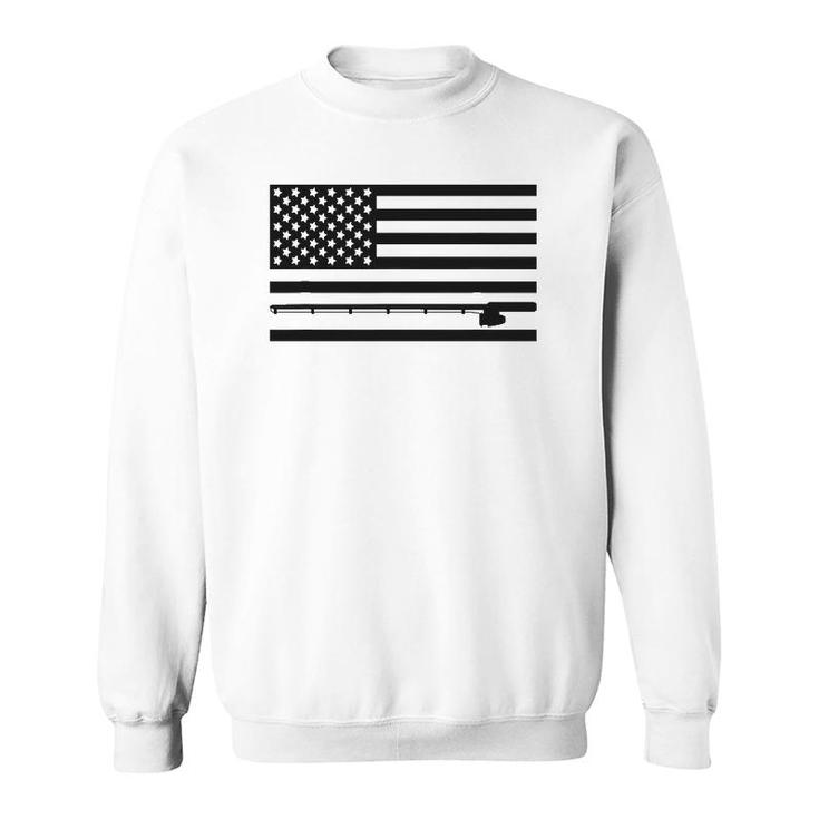 American Flag Fishing Apparel - Fishing Sweatshirt