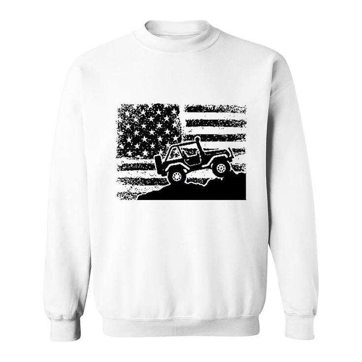 American Us Flag Sweatshirt