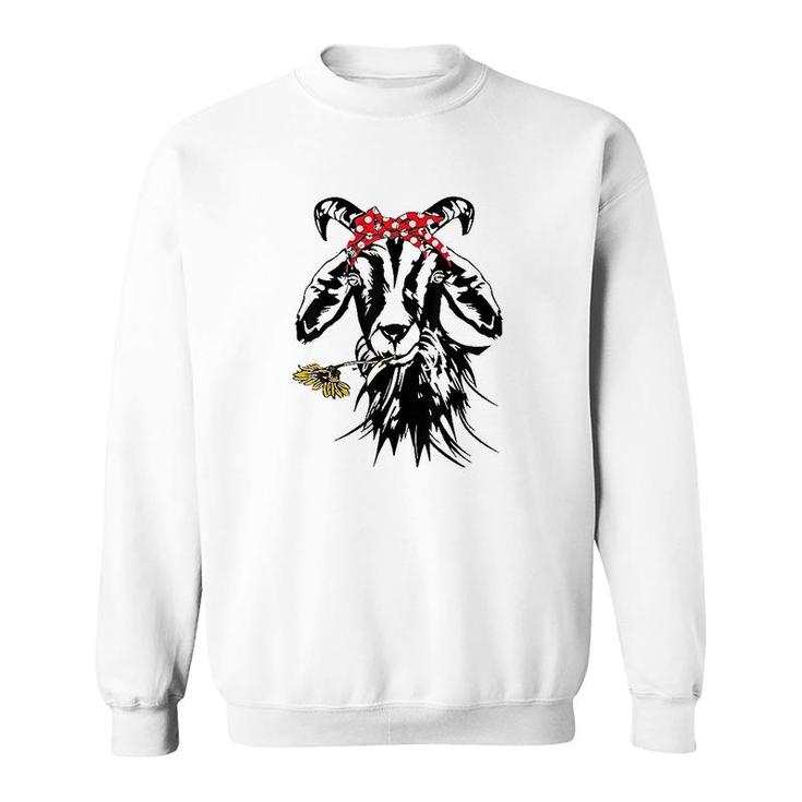Animal Lover Funny Goat Graphics Sweatshirt