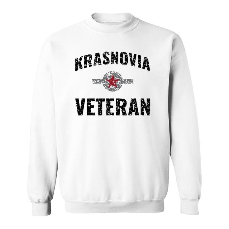 Army War In Krasnovia Veteran Sweatshirt