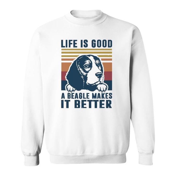 Beagle Gifts For Men Women Beagle Dog Mom Dad Beagle  Sweatshirt