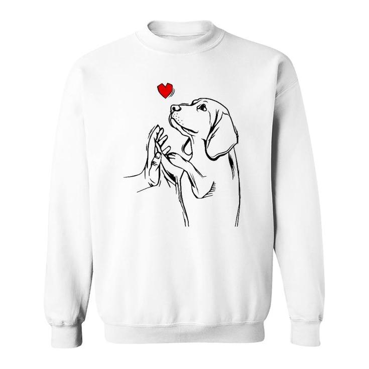 Beagle Love Cute Dog Mom Funny Girls Gift Sweatshirt