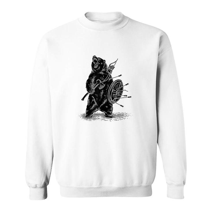 Bear Warrior Polar Bear Sweatshirt