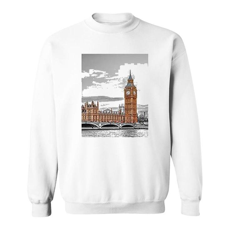 Big Ben Tower Of London London Tower Clock Sweatshirt