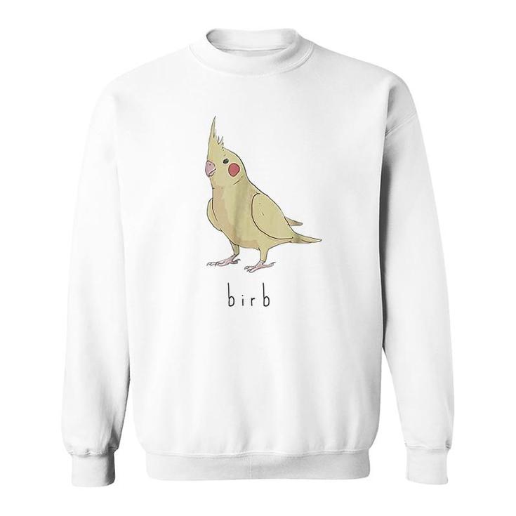 Birb Meme   Yellow Cockatiel Bird Sweatshirt