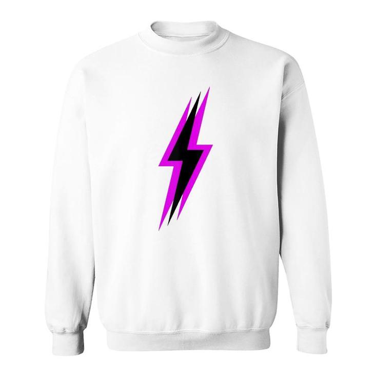 Black And Purple Lightning Bolt Sweatshirt Black And Purple Lightning Bolt Sweatshirt