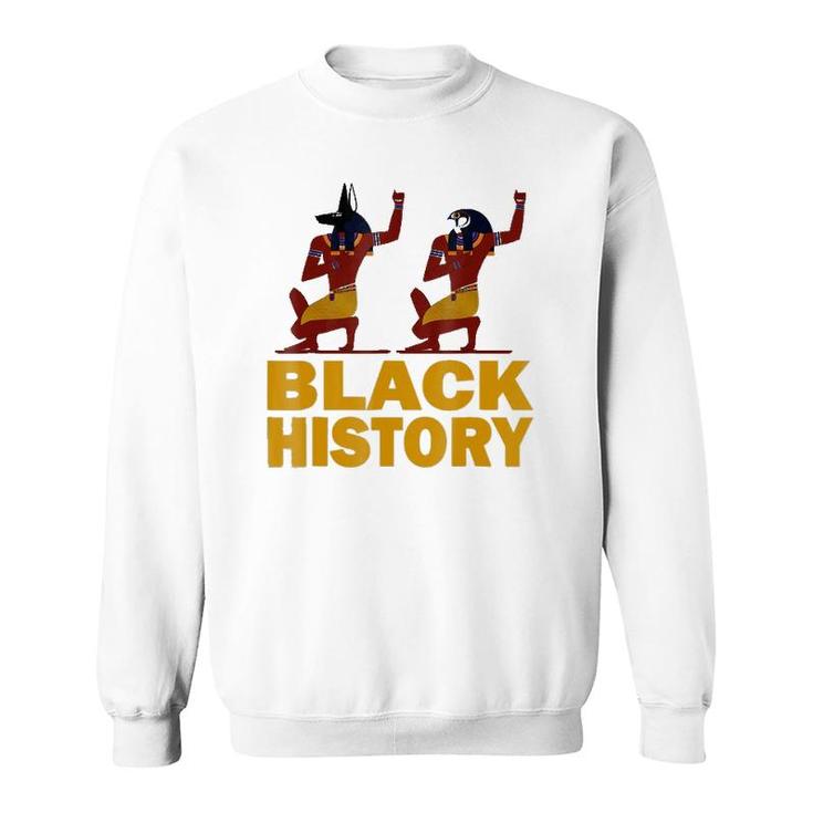 Black Fist Up Pride And Power African American Kemet Sweatshirt