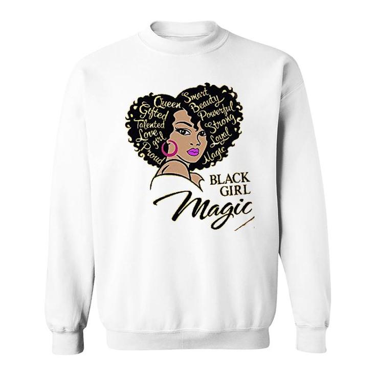 Black Girl Afro Queen Black Pride Gift Sweatshirt