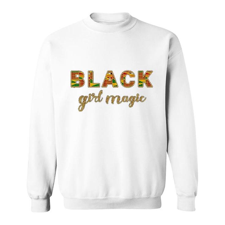 Black Girl Magic Graphic Colorful Sweatshirt
