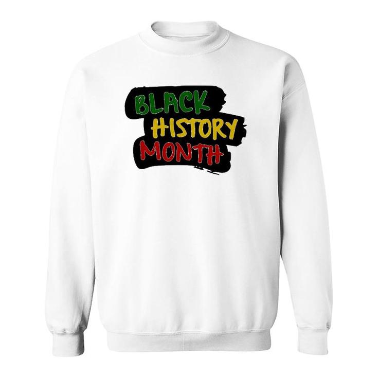 Black History Month Support African Black Pride Sweatshirt