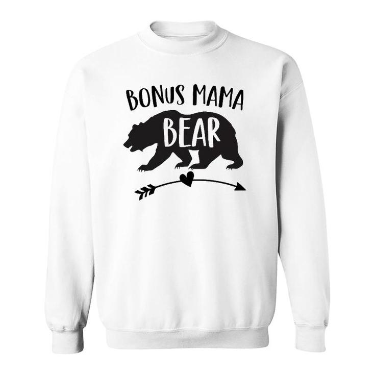 Bonus Mama Bear Best Step Mom Ever Stepmom Stepmother Sweatshirt