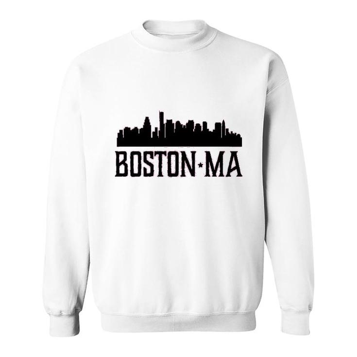 Boston Massachusetts Skyline City Sweatshirt