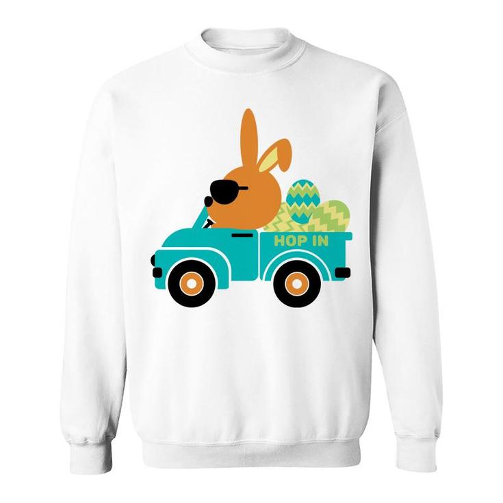 Bunny Car Sweatshirt