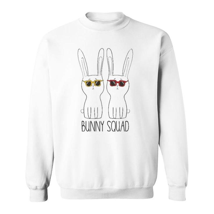 Bunny Squad Funny Cute Pet Rabbit Lover Sweatshirt