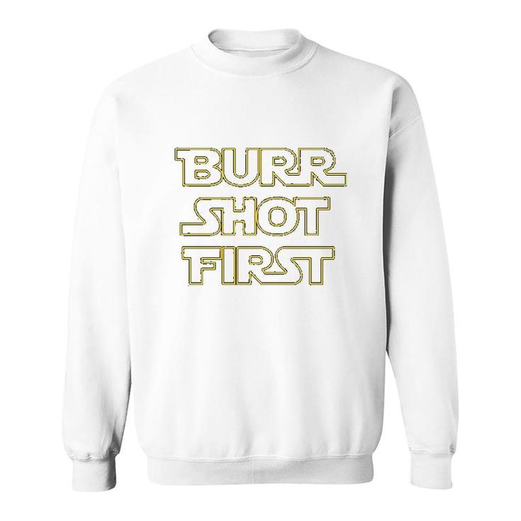 Burr Shot First Basic Cotton Sweatshirt