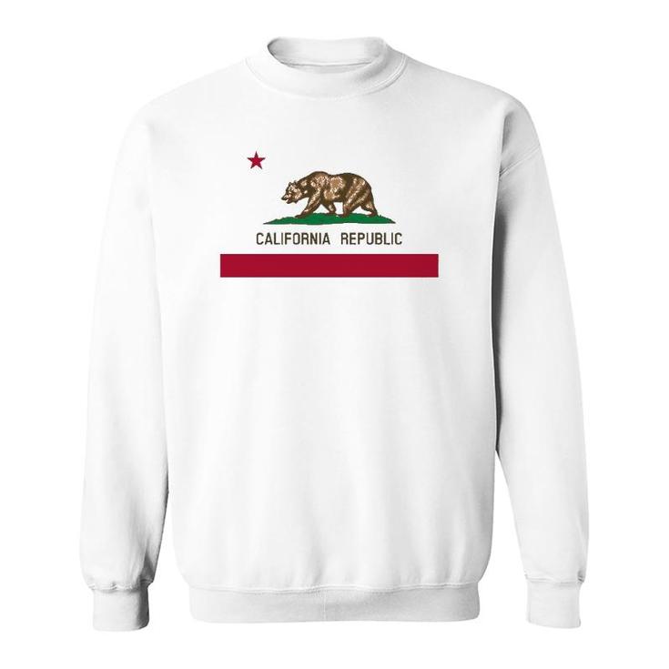California 'Bear Republic' State Flag Sweatshirt