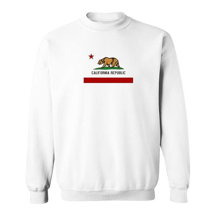 California State Flag Republic Los Angeles Bear Sweatshirt