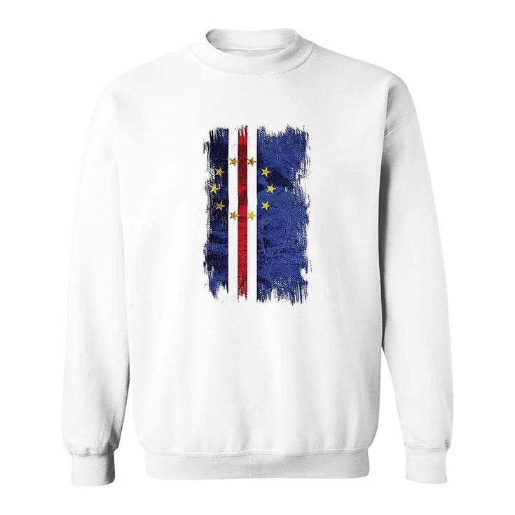 Cape Verde Grunge Flag Sweatshirt
