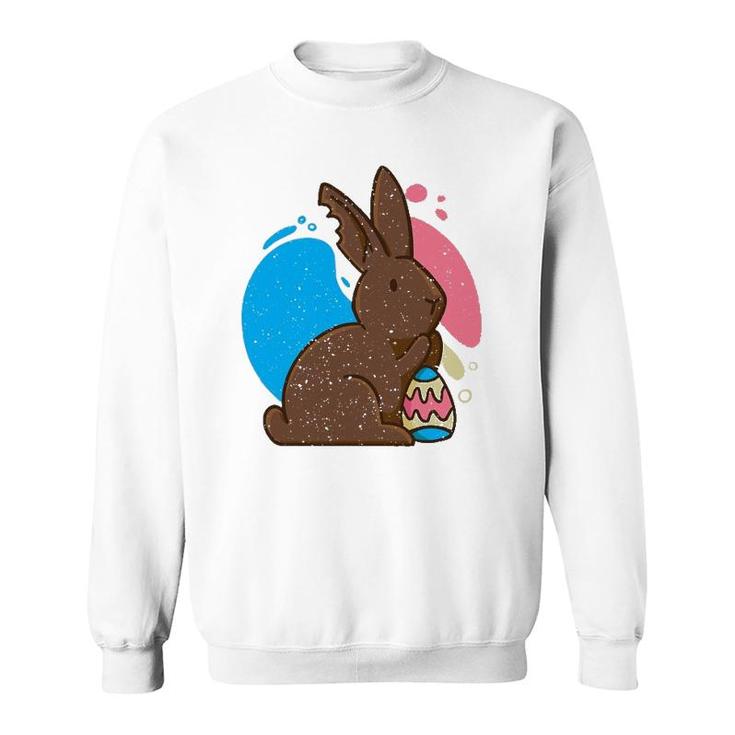 Chocolate Bunny Rabbit Easter Sweet Sweatshirt
