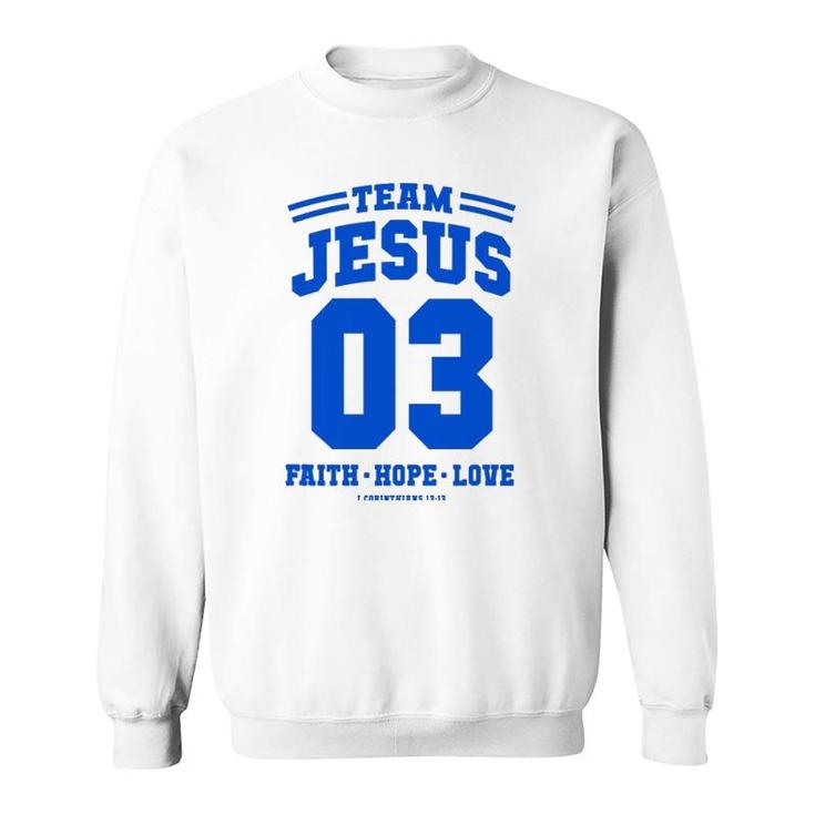 Christian Gift Team Jesus 03 Reason For The Season Christmas  Sweatshirt