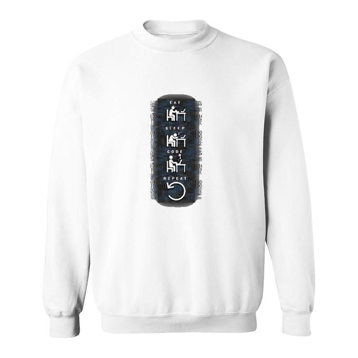 Computer Programmer Code Funny Geek Gift  Sweatshirt