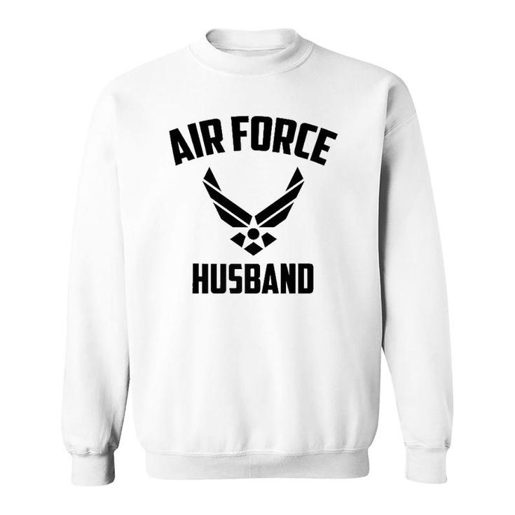 Cool Air Force Husband Gift Best Proud Military Men  Sweatshirt